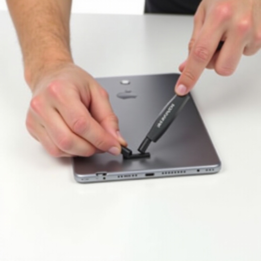 как вынуть сим-карту из iPad
