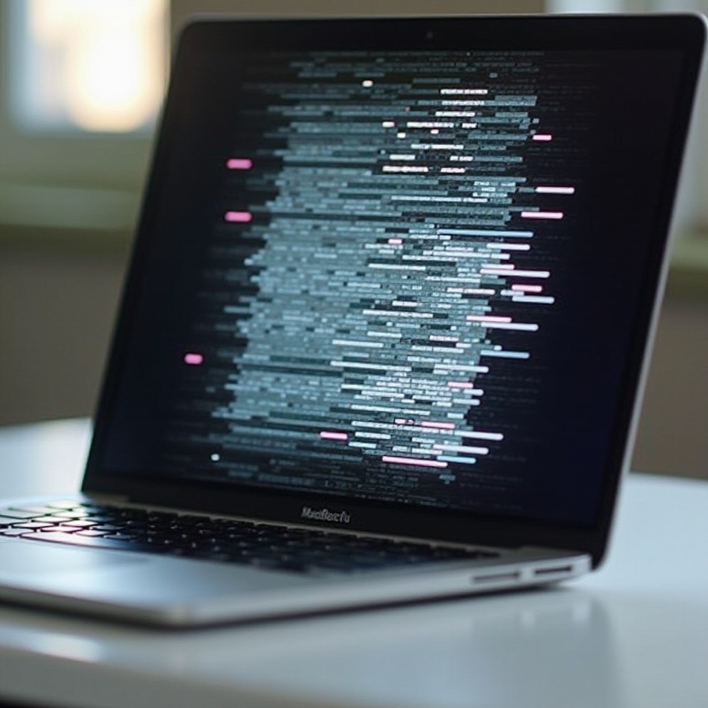 Ecran distorsionat MacBook Pro