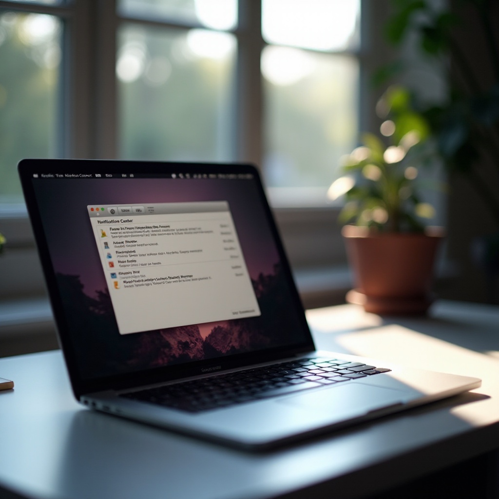 kde je oznamovací centrum na macbooku