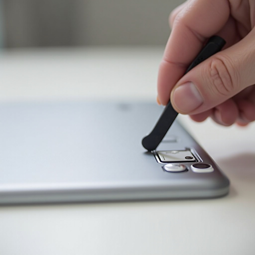 how to take out sim card from ipad