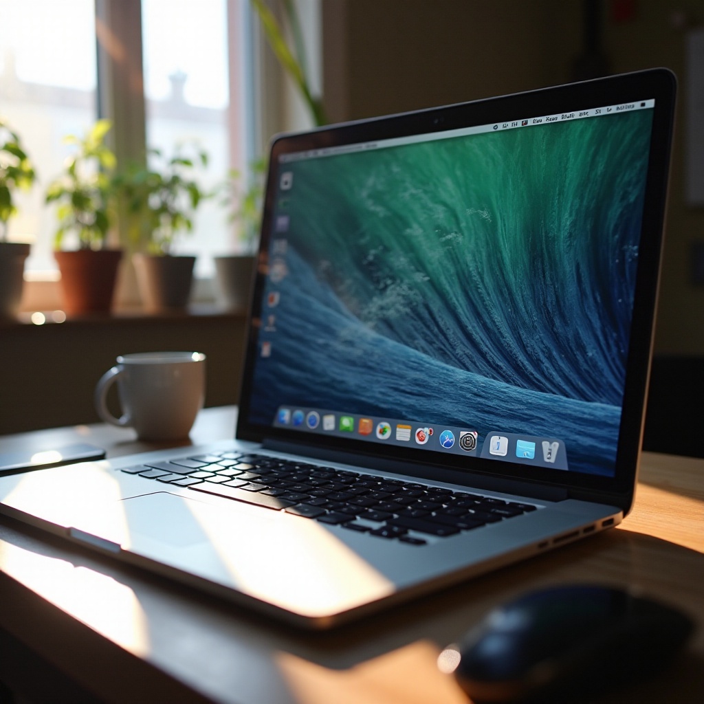 Искаженный экран MacBook Pro