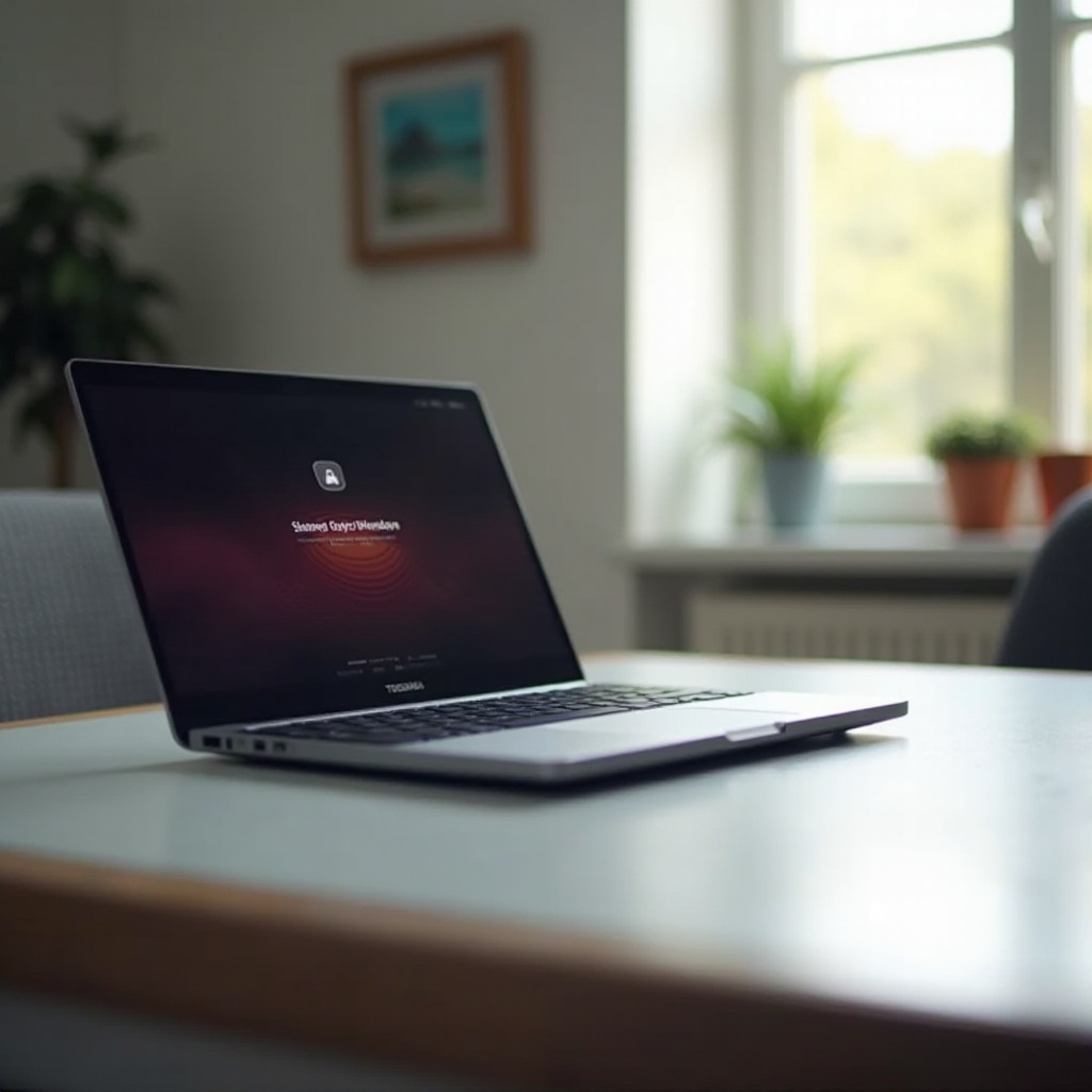 cum resetez un laptop Toshiba la setările din fabrică
