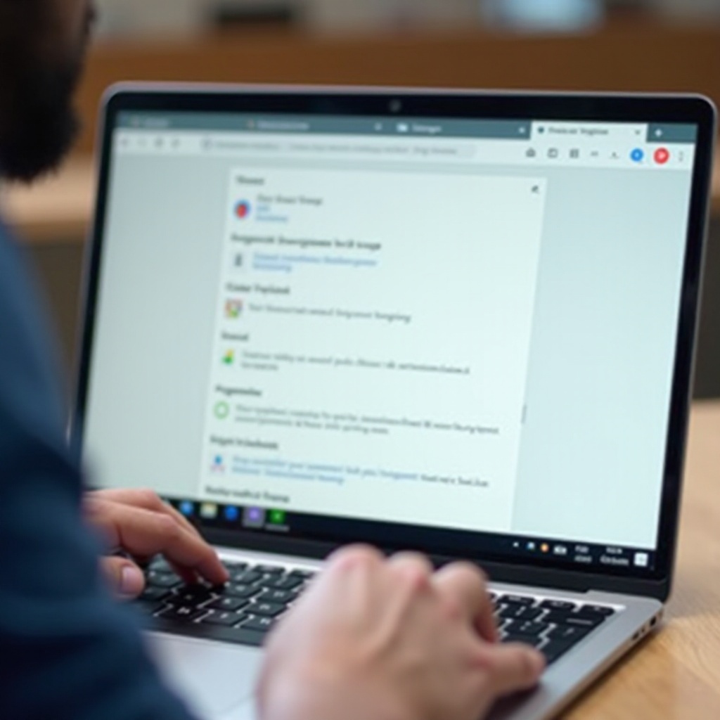 jak používat nastavení kurzoru na Chromebooku