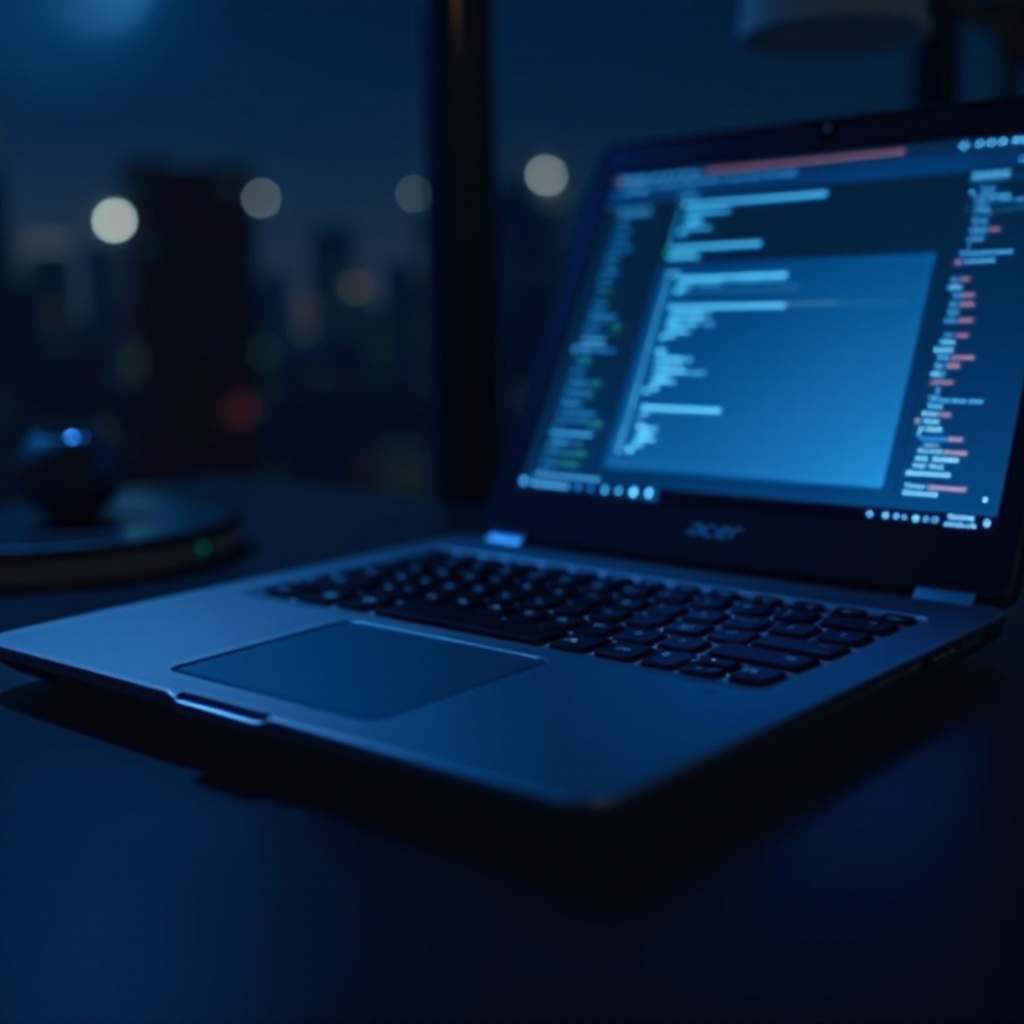 laptopul Acer nu pornește, dar lumina albastră este aprinsă