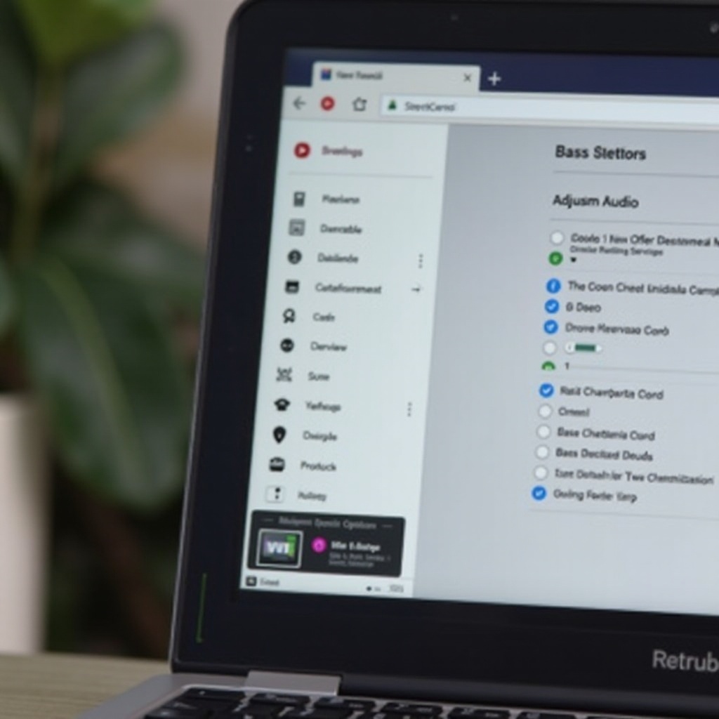 how to turn up bass on youtube on chromebook
