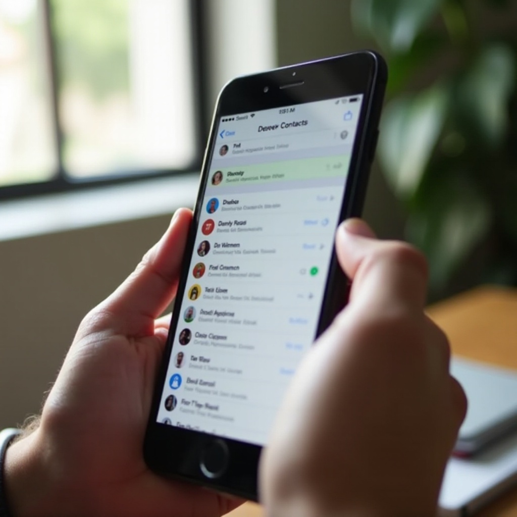 как да изтриете всички контакти на iPhone