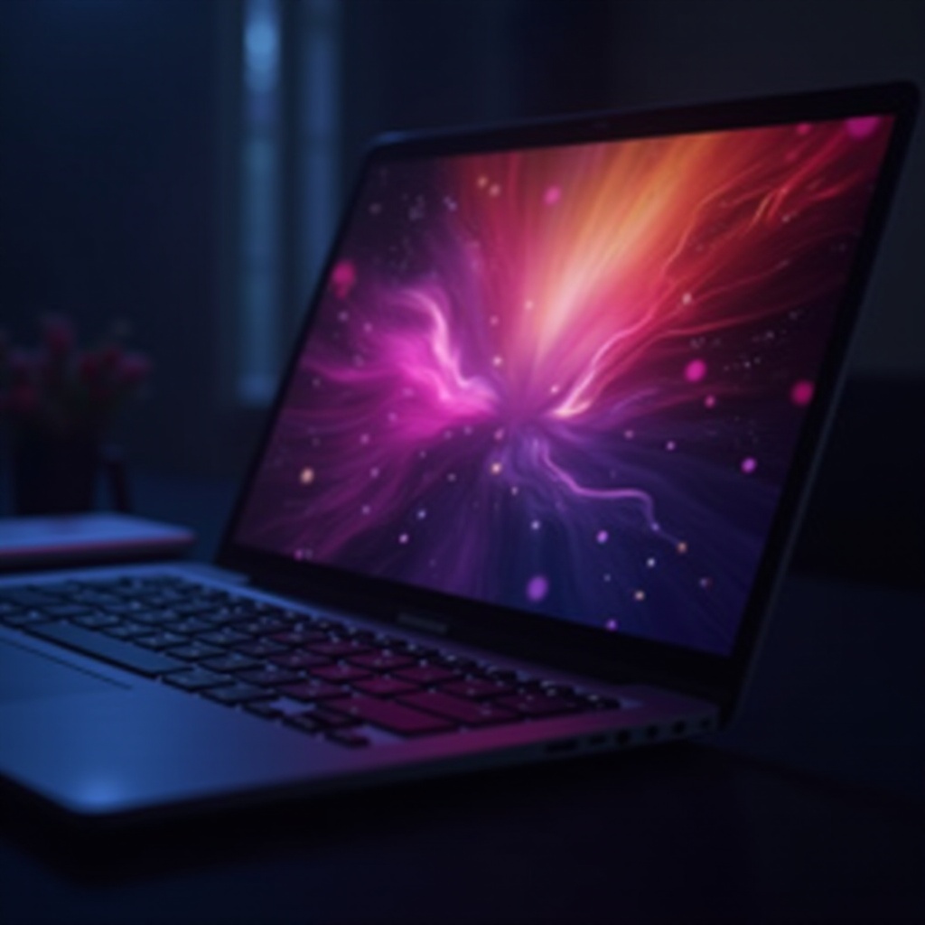 выгорание OLED на ноутбуке