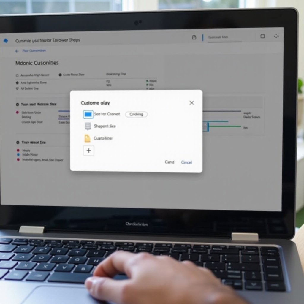 jak používat nastavení kurzoru na Chromebooku