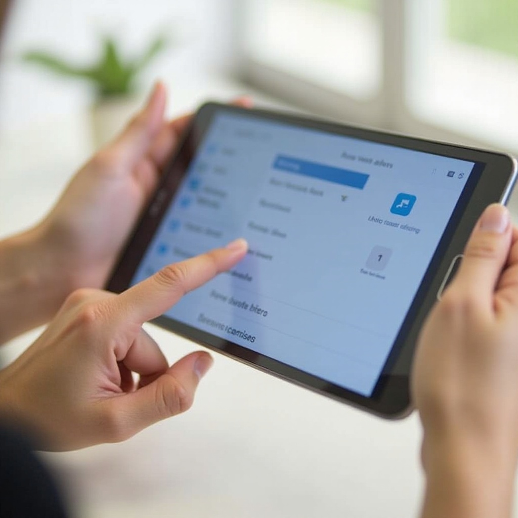răsucire ecran tabletă Samsung Galaxy