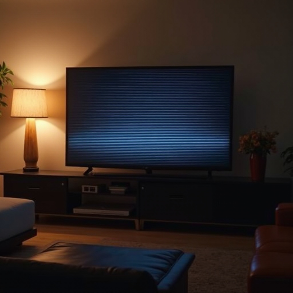 линии на экране телевизора Vizio