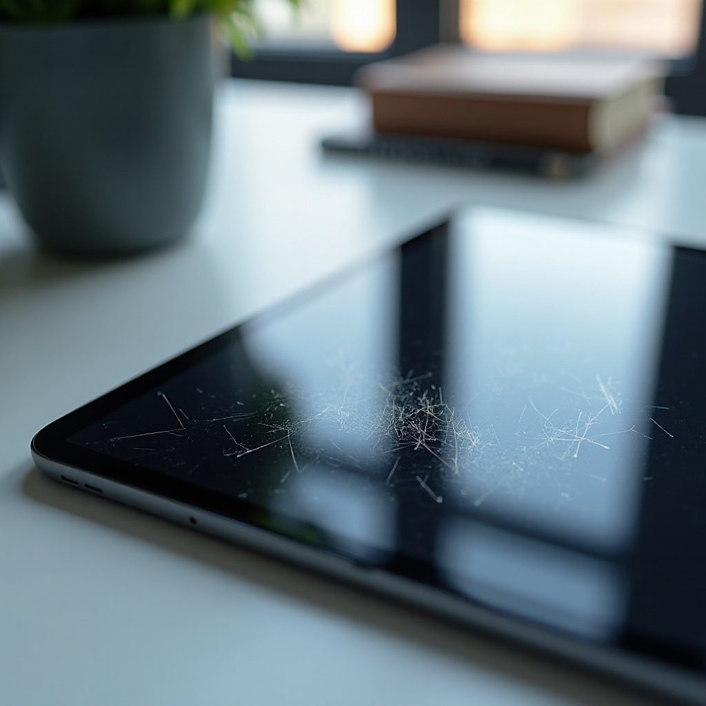 zarysowanie ekranu iPada Pro