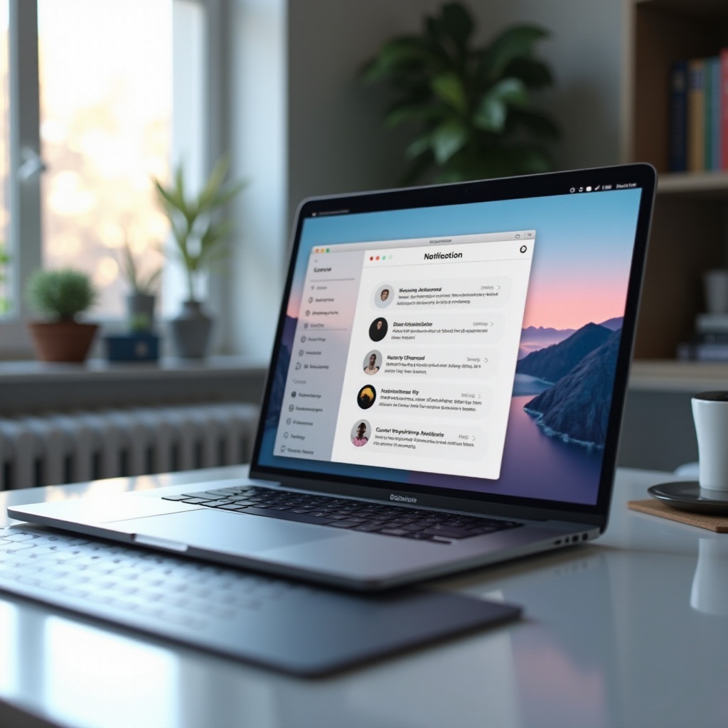 where is notification center on macbook