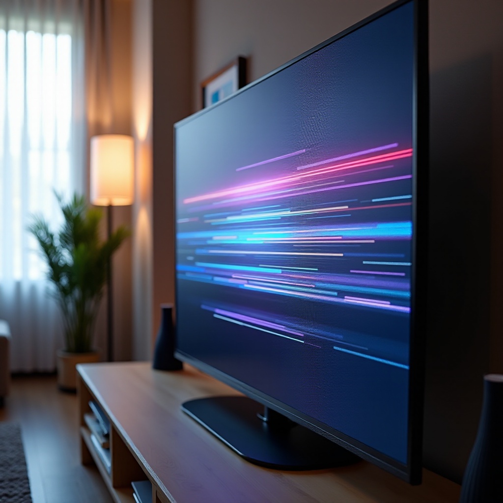 vizio tv flickering horizontal lines