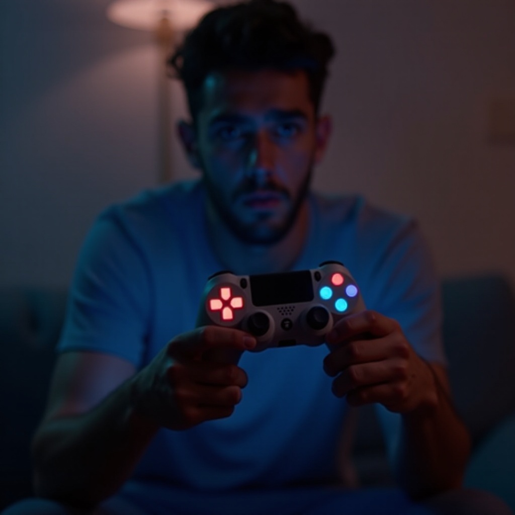 почему мой контроллер PS4 мигает и не подключается