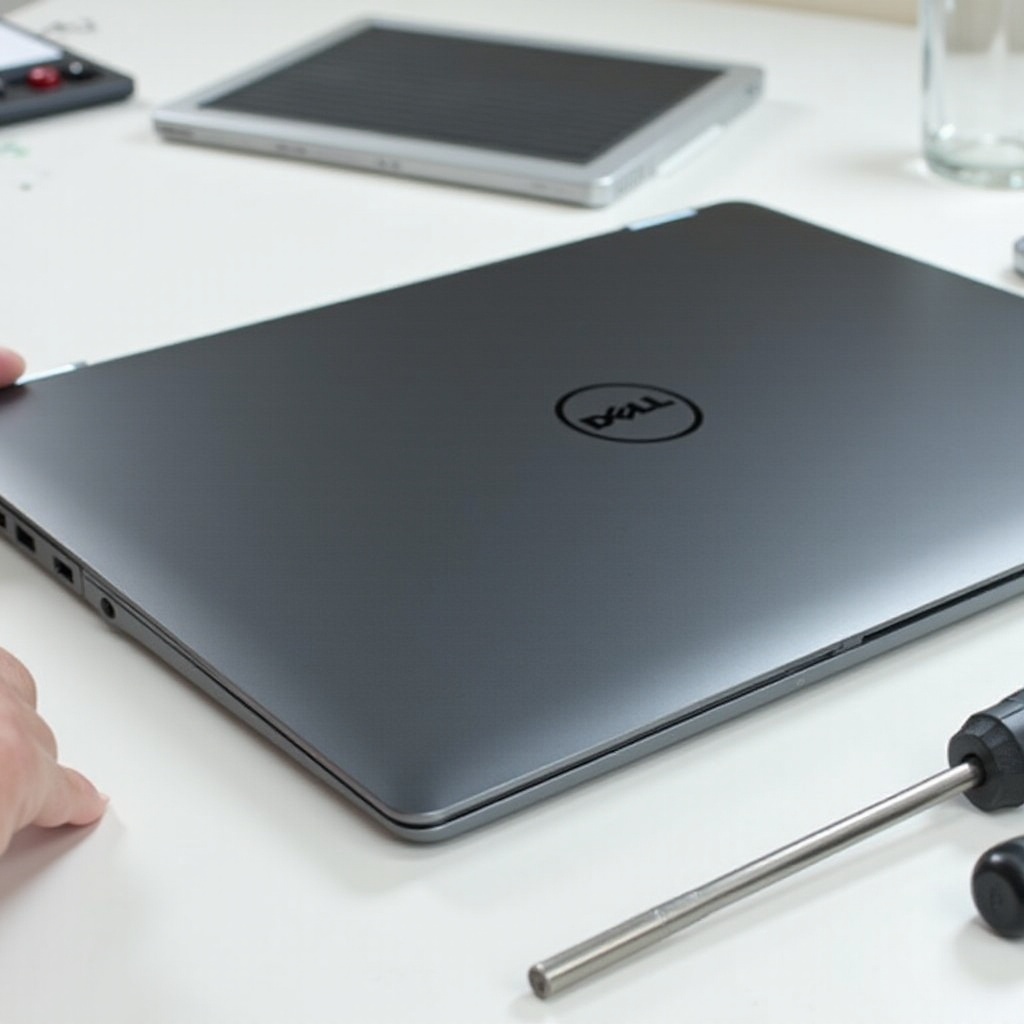 cum să instalezi bateria într-un laptop Dell