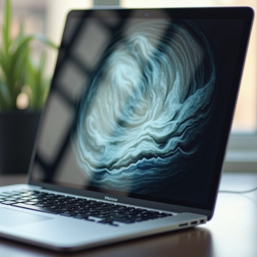 Изкривен екран MacBook Pro