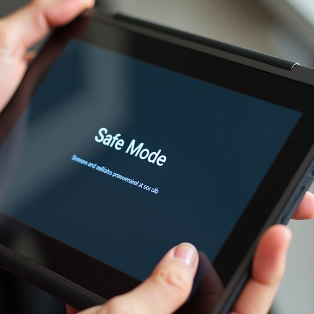 lenovo safe mode tablet
