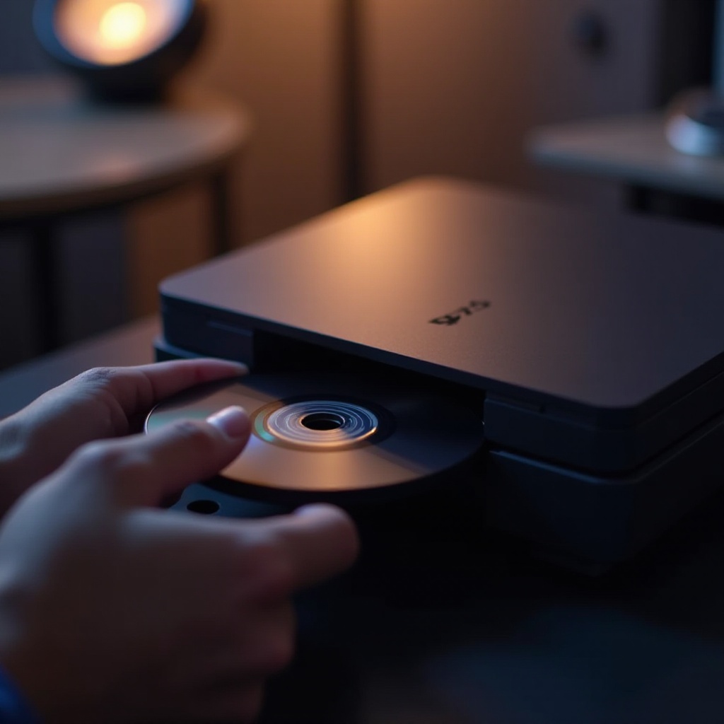 القرص عالق في PS4